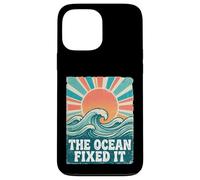 The Ocean Fixed It Retro Beach Waves Sun Coque pour iPhone 13 Pro Max