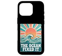 The Ocean Fixed It Retro Beach Waves Sun Coque pour iPhone 16 Pro