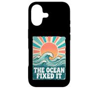 The Ocean Fixed It Retro Beach Waves Sun Coque pour iPhone 17