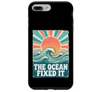 The Ocean Fixed It Retro Beach Waves Sun Coque pour iPhone 7 Plus/8 Plus