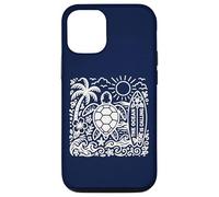The Ocean is Calling Aime Les Tortues de mer, l'été, la Plage, Le Surf bohème Coque pour iPhone 12/12 Pro