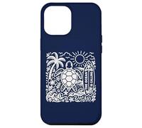 The Ocean is Calling Aime Les Tortues de mer, l'été, la Plage, Le Surf bohème Coque pour iPhone 12 Pro Max