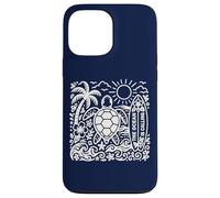 The Ocean is Calling Aime Les Tortues de mer, l'été, la Plage, Le Surf bohème Coque pour iPhone 13 Pro Max