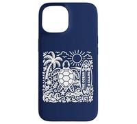 The Ocean is Calling Aime Les Tortues de mer, l'été, la Plage, Le Surf bohème Coque pour iPhone 15