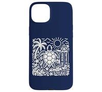 The Ocean is Calling Aime Les Tortues de mer, l'été, la Plage, Le Surf bohème Coque pour iPhone 15 Plus