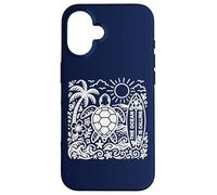 The Ocean is Calling Aime Les Tortues de mer, l'été, la Plage, Le Surf bohème Coque pour iPhone 16