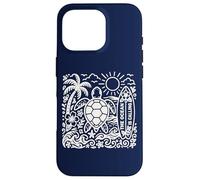 The Ocean is Calling Aime Les Tortues de mer, l'été, la Plage, Le Surf bohème Coque pour iPhone 16 Pro