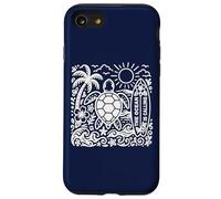The Ocean is Calling Aime Les Tortues de mer, l'été, la Plage, Le Surf bohème Coque pour iPhone SE (2020) / 7/8