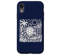 The Ocean is Calling Aime Les Tortues de mer, l'été, la Plage, Le Surf bohème Coque pour iPhone XR