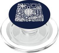 The Ocean is Calling Aime Les Tortues de mer, l'été, la Plage, Le Surf bohème PopSockets PopGrip pour MagSafe