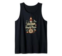 The Ocean is My Happy Place Lighthouse Nautical Design Débardeur