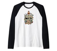 The Ocean is My Happy Place Lighthouse Nautical Design Manche Raglan