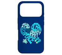 The Ocean is My Happy Place Sea Beach Life Better Flip Flops Coque pour iPhone 17 Pro