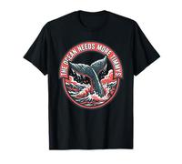 The Ocean Needs More Timys Queue de Baleine à Bosse Amusante T-Shirt