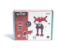 The Offbits kit de construction Kit de caractères kit 3 en 1 art bit rouge Rouge G