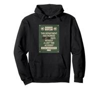 The Office 0 Days Without Accident Sign Sweat à Capuche