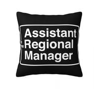 The Office Assistant To The Regional Manager Dwight Kurt Schrute Crew Taie d'oreiller en coton doux Taille européenne