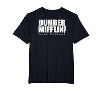 The Office Dunder Mifflin Vintage T-Shirt, Homme Grandes Tailles, Noir, 3X Tall