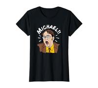 The Office Dwight crie Michael! T-Shirt, Femme, Noir, XXL