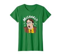 The Office Dwight crie Michael! T-Shirt, Femme, Vert Kelly, XL