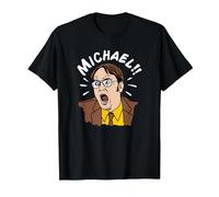 The Office Dwight crie Michael! T-Shirt, Homme, Noir, 4XL
