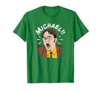 The Office Dwight crie Michael! T-Shirt, Homme, Vert Kelly, 3XL