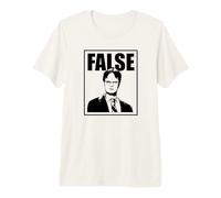 The Office Dwight Faux posté T-Shirt Haut de Gamme