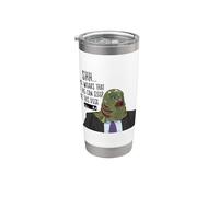 The Office Halloween Stanley Hudson Fish Costume Gobelet isotherme en acier inoxydable double paroi