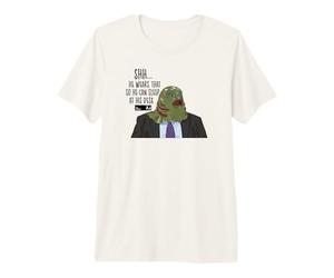The Office Halloween Stanley Hudson Fish Costume T-Shirt Haut de Gamme
