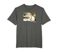 The Office Jim Souriant avec Citation T-Shirt, Homme Grandes Tailles, Asphalte, 5X Tall