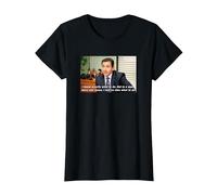 The Office Michael Aucune idée T-Shirt, Femme, Noir, 3XL