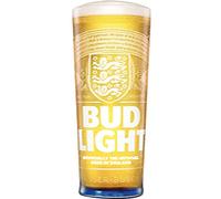 The Official Bud Light Euro 2020/2021 Verre à bière nucléée Angleterre