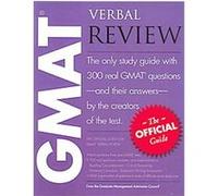 The Official Guide for GMAT Verbal Review