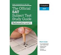 The Official Sat Subject Test In Mathematics Level 1 Study Guide