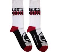 The Offspring - Chaussettes pour homme/femme unisexe RO12367 (40,5 EU - 45,5 EU) (Blanc)