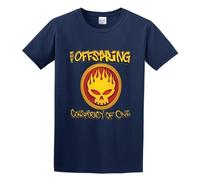 The Offspring Conspiracy of One Logo Mens T-Shirt Graphic Tee Navy 3XL