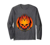 The Offspring Official 3D Logo Manche Longue, Unisexe pour Adultes, Chiné Foncé, M