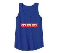 The Offspring Official Red Box Logo Débardeur, Femme, Bleu Royal, XL
