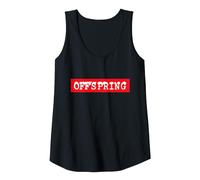 The Offspring Official Red Box Logo Débardeur, Femme, Noir, L
