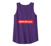 The Offspring Official Red Box Logo Débardeur, Femme, Violet, M