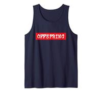 The Offspring Official Red Box Logo Débardeur, Homme, Bleu Marine, XL