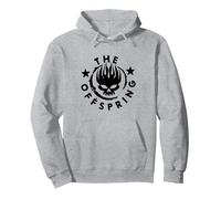 The Offspring Official Star Logo Sweat à Capuche, Unisexe pour Adultes, Gris Chiné, M