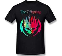 The Offspring Printed T-Shirt Mens Unisex Black Tees Size 4XL