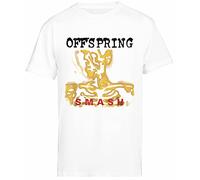 The Offspring Smash Album T-Shirt Blanc À Manches Courtes pour Hommes