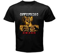 The Offspring Smash Punk Rock Band Men's Black T-Shirt Size L