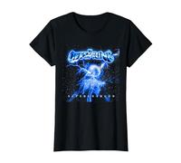 The Offspring Supercharged (Bleu Fluo) T-Shirt, Femme, Noir, L
