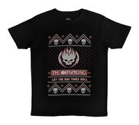 The Offspring - T-shirt "Bad Times" pour homme/femme unie - design de Noël RO9762 (M) (Noir)
