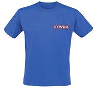 Générique The Offspring White Guy Homme T-Shirt Manches Courtes Bleu M, 100% Coton, Regular/Coupe Standard