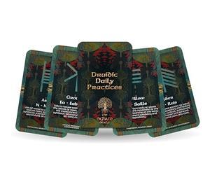 The Ogham Oracle - Pratiques Quotidiennes des Druides - 26 Cartes Oracle avec Boîte d'Enveloppe