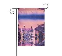 The Old Hollywood Courtyard Drapeau de jardin